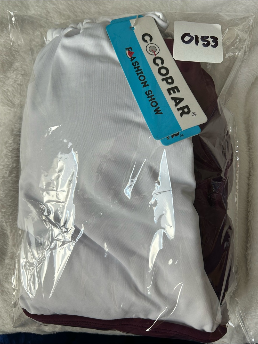 White Garment with Care Instruction Tag - Picture 8 of 8